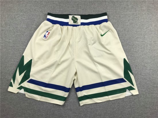 NBA Milwaukee Bucks 2019-20 city shorts Brodé